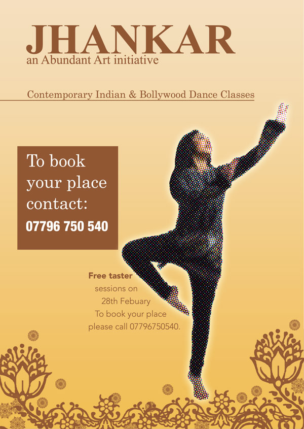 Bollywood Dance Class Flyer